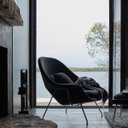 Ver imagem 3 de Poltrona Womb Chair Preta Linn Design Decor