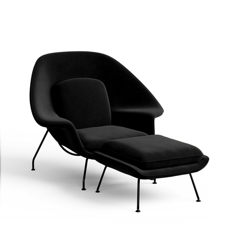 Poltrona Womb Chair Preta Linn Design Decor
