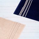 Ver imagem 7 de Kit de Toalhas de Banho 5 Peças 420g/m² Marinho/fendi Romance Sonhare Prata