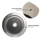 Ver imagem 7 de Cuba Banheiro Redonda Escovada Aço Inox 304 Válvula Click