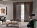 Ver imagem 2 de Cortina Para Sala Quarto Roma 300x220 Admirare Cor Marrom