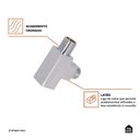 Ver imagem 5 de Kit Chuveiro Autolimpante Redondo de Parede Mauá com Desviador Mundaú e Ducha Manual Piraju Pingoo