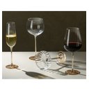 Ver imagem 2 de Conjunto 2 Taças de Champanhe de Vidro com Haste Âmbar Classic 230ml - Wolff