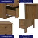 Ver imagem 3 de Comoda para Quarto 6 Gavetas 146 Cm Dm221 Diamond Dtall