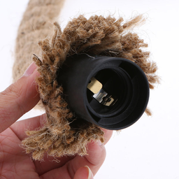 Luminária Pendente Lustre Teto Corda Sisal Rústico 1m Lpcr11 - 2