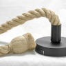 Luminária Pendente Lustre Teto Corda Sisal Rústico 1m Lpcr11 - 5