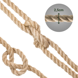 Luminária Pendente Lustre Teto Corda Sisal Rústico 1m Lpcr11 - 7