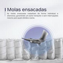 Colchão Queen a Vácuo Infinity Premium 158x198cm Bf Colchões - 9