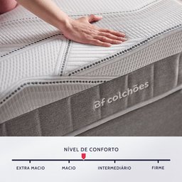Colchão Queen a Vácuo Infinity Premium 158x198cm Bf Colchões - 4