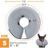 Bencmate Coleira Inflável Protetora para Pets Cinza (p) - 2