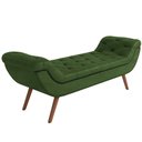 Ver imagem 1 de Puff Recamier Decorativo com Tachas 195cm Santorini Couríssimo Verde