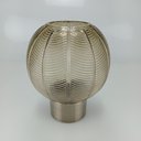 Ver imagem 2 de Vaso Decorativo Enfeite Casa Home&Co 24x20x20cm Vidro Cinza