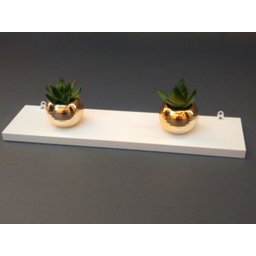 Prateleira Mdf 60 X 20 Cm Reta Branca 15 Mm Espessura - 2