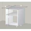 Ver imagem 5 de Mesa Cabeceira Nicho Quarto 39x50x37 Branco