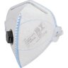 Respirador Descartável Rdv2202 Pff2 Branco Dobrável Com Válv - 1