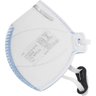 Respirador Descartável Rdv2202 Pff2 Branco Dobrável Com Válv - 4
