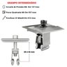 Fixador Grampo Intermediário Middle Clamp Placa Painel Solar Alumínio e Inox | Perfil Master | Kit 0 - 2