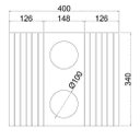 Ver imagem 5 de Kit Bandeja Esteira Porta Copos Braço Sofá Apoio Veludo L/c