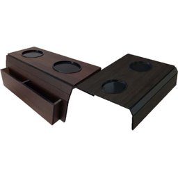 Kit Bandeja Esteira Porta Copos Braço Sofá Apoio Veludo L/c - 1