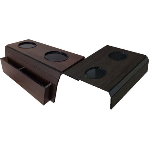 Kit Bandeja Esteira Porta Copos Braço Sofá Apoio Veludo L/c