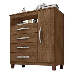 Guarda Roupa Casal Imperial com Cômoda Sapateira Cannes Malbec – Incorplac - 2