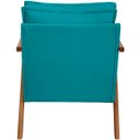 Ver imagem 6 de Kit 2 Poltrona Decorativa para Sala Recepção Consultório Reforçada em Madeira Maciça Shine Suede