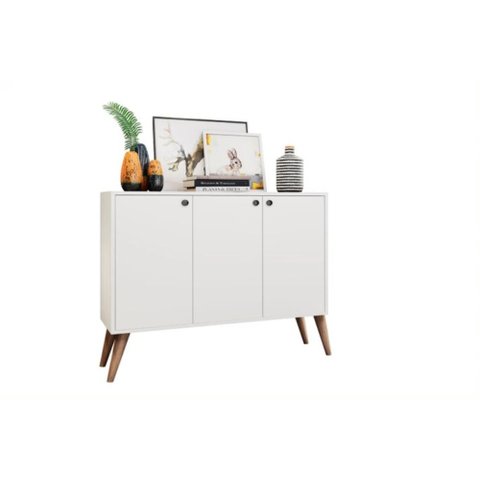 Aparador Buffet 3 Portas Brienza Branco