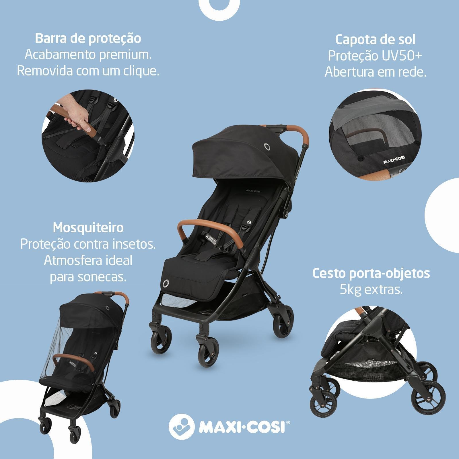 Carrinho de Bebê com Fechamento Automático Maxi-cosi - 2