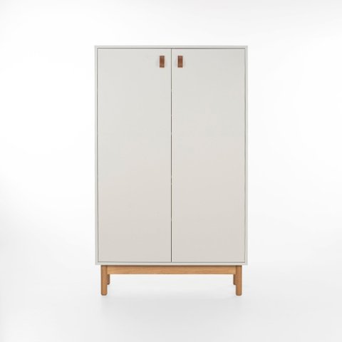 Armário Baixo Kaki 86cm X 34cm - Tauari Off White Suave