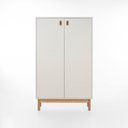Ver imagem 1 de Armário Baixo Kaki 86cm X 34cm - Tauari Off White Suave