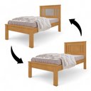 Ver imagem 3 de Cama Solteiro Aconchegante Sophia Naturalle e Off White