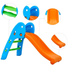 Playground Escorregador Baby Infantil 2 Degraus Cor: Azul/laranja - 2