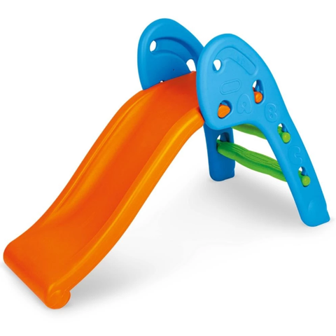 Playground Escorregador Baby Infantil 2 Degraus Cor: Azul/laranja