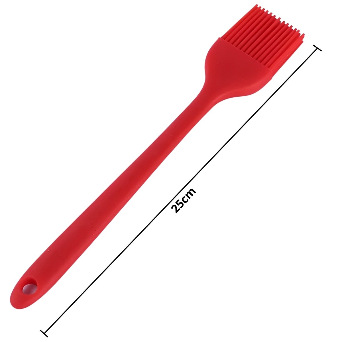 Jogo de Assadeiras Forma Retangular 03 Peças Antiaderentes + Pincel de Silicone Vermelho - 5