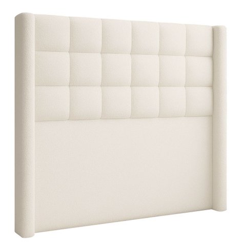 Cabeceira para Cama Box Casal 140 Cm Berlim Bouclé Off White - Nexta Casa