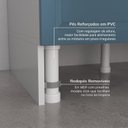 Ver mais imagens de Cozinha Compacta Planejada 4 Peças 2 Aéreos 2 Balcões Soho CabeCasa MadeiraOriginals Azul/Branco