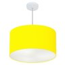 Pendente Cilíndrico Amarelo MJ-4101 Para Mesa de Jantar e Estar - 1