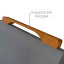 Ver imagem 4 de Par de Cadeiras Rubi em Madeira Maciça e Tecido Veludo Cinza Móveis Mix