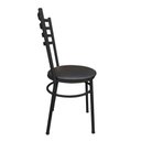 Ver imagem 3 de Kit Conjunto com 4 Cadeiras para Cozinha Mesa Jantar Bar Lanchonete Restaurante Estofado Preta