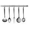 Conjunto Utensílios de Cozinha 6 Peças Inox Euro Home - Inox - 1