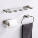 Ver imagem 7 de Kit Banheiro Acessórios Suporte Inox Autoadesivo com 5 Peças