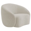 Ver mais imagens de Kit Recamier Curvo Sala de Estar Inglaterra 200cm Lado Direito e Poltrona Orgânica Luxo Amore Linho