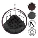 Ver imagem 3 de Cadeira Balanço Ninho Suspenso de Fibra com Almofada Impermeável