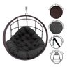 Cadeira Balanço Ninho Suspenso de Fibra com Almofada Impermeável - 3