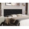 Cabeceira Capitone Vegas Cama Queen 1,60m Preta - 1