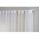 Ver imagem 2 de Cortina Sala Quarto Voal Liso Delicate 300x180 Transparente:palha