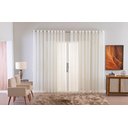 Ver imagem 1 de Cortina Sala Quarto Voal Liso Delicate 300x180 Transparente:palha