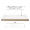 Ver imagem 6 de Mesa Centro Madeira 5 Gavetas Rústico Branco Idimex