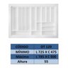 Organizador de Gavetas/Talher Cinza até 78x53cm OG-129 - 2