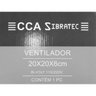 Ventilador Cooler Painel Elétrico Sibratec Bivolt 20x20x6cm - 5